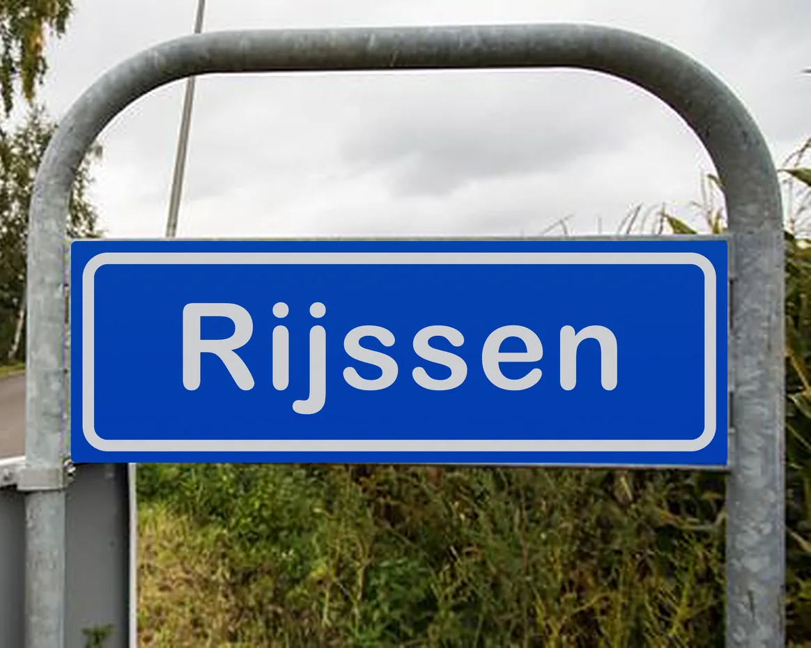 Plaatsnaambord Rijssen
