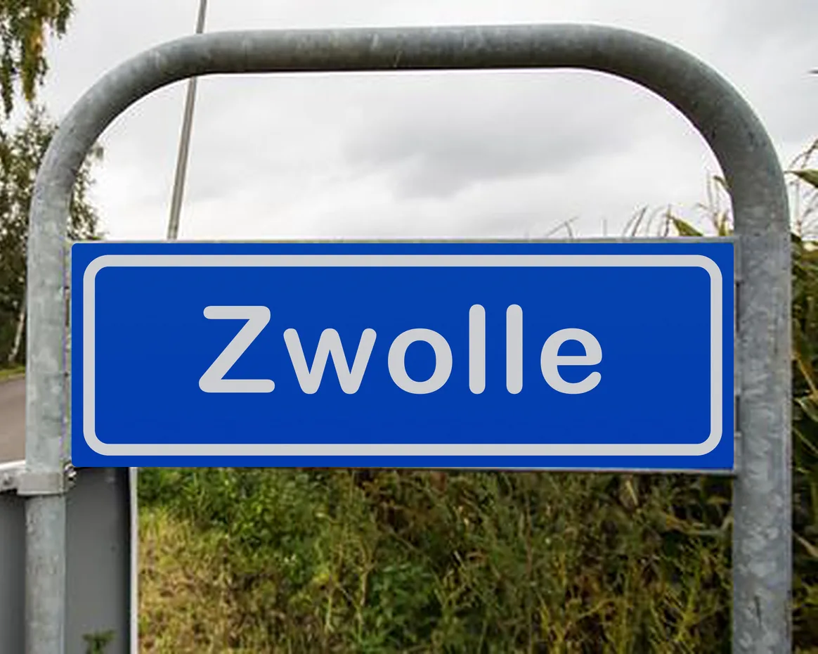 Plaatsnaambord Zwolle