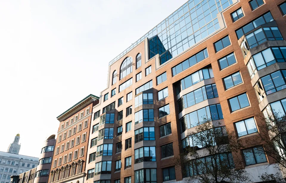 Appartementencomplex in de stad